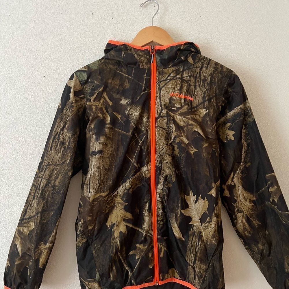Columbia Boys Pixel Grabber Camo/DK Gray Reversible Jacket Size Youth 14-16 - Picture 2 of 7
